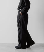 画像をギャラリービューアに読み込む, ssstein(シュタイン)の24AWコレクション NYLON TWILL CARGO EASY TROUSERS - BLACK 公式通販サイトsession福岡セレクトショップ
