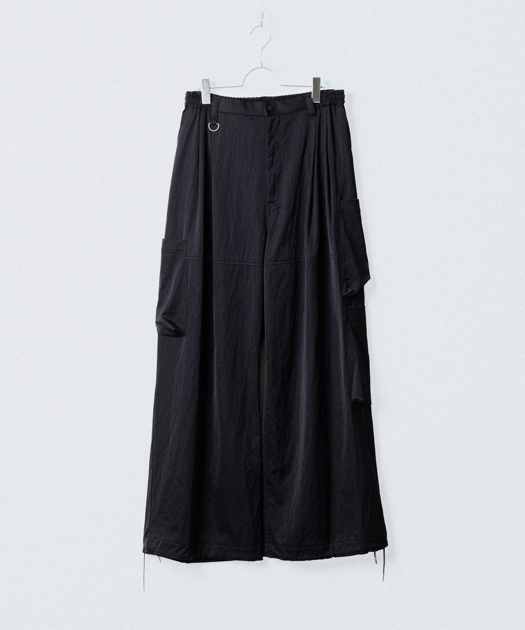 ANTHEM A-アンセムエーのSATIN MILITARY EASY PANTSのBLACK 公式通販サイトsession福岡セレクトショップ 