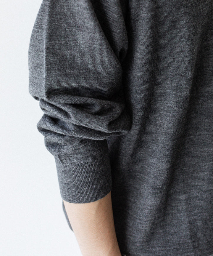 UMEDA ウメダの12GG CREW NECK PULLOVERのGREY 公式通販サイトsession福岡セレクトショップ