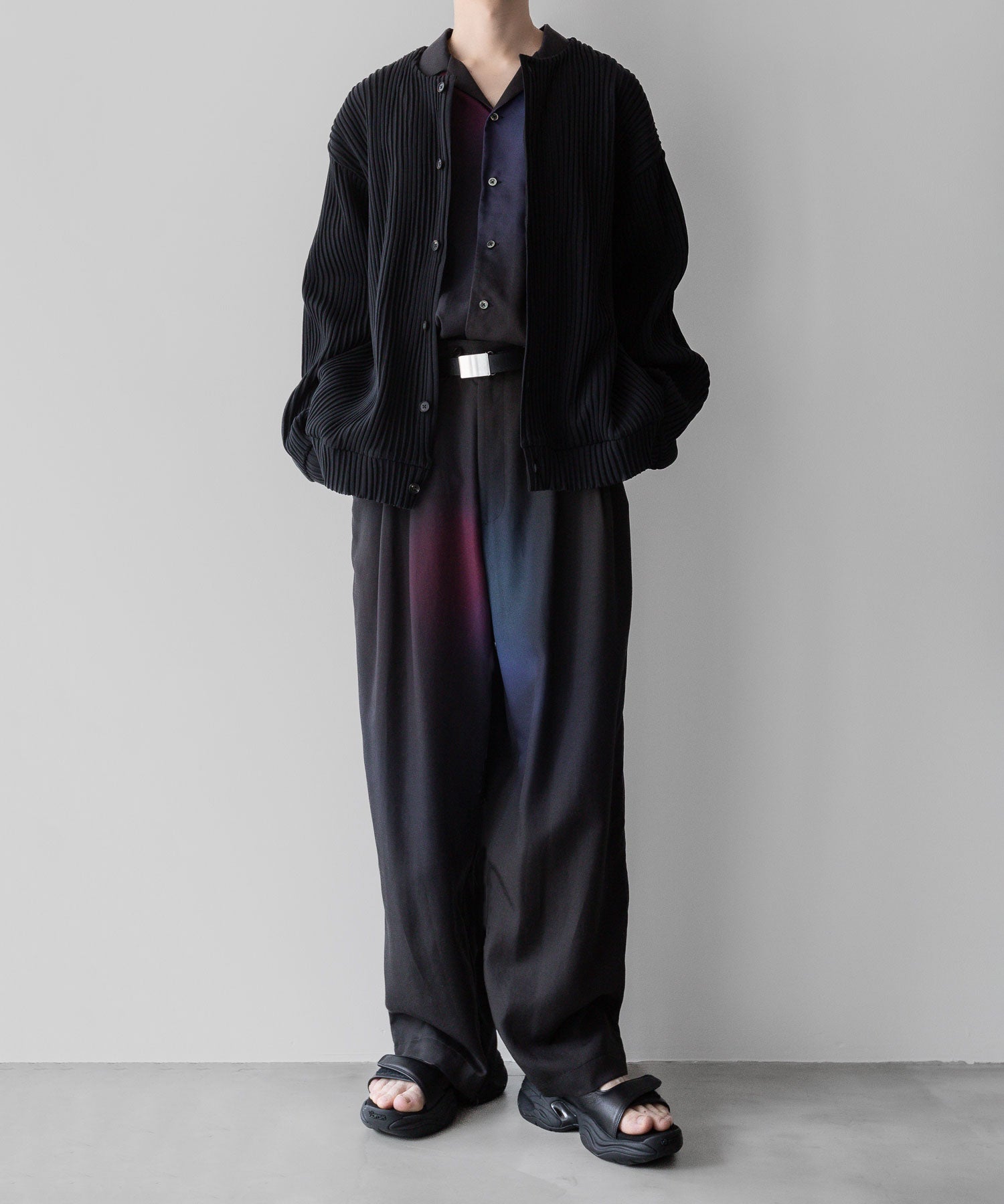 ssstein stein(シュタイン)の24SSコレクションOVERSIZED TENCEL OPEN COLLAR SS SHIRTのGRADATION公式通販サイトsession福岡セレクトショップ