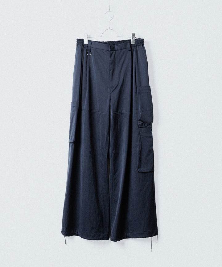 ANTHEM A-アンセムエーのSATIN MILITARY EASY PANTSのNAVY公式通販サイトsession福岡セレクトショップ 