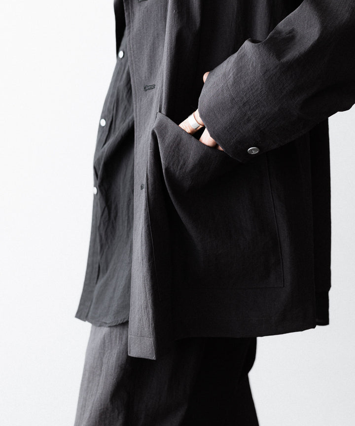 paratrait-パラトレイトのBARK SKIN JACKETのCHARCOAL公式通販サイトsession福岡セレクトショップ