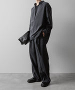 画像をギャラリービューアに読み込む, ssstein(シュタイン)の24AWコレクション SILK NYLON EASY WIDE TROUSERS - BLACK 公式通販サイトsession福岡セレクトショップ
