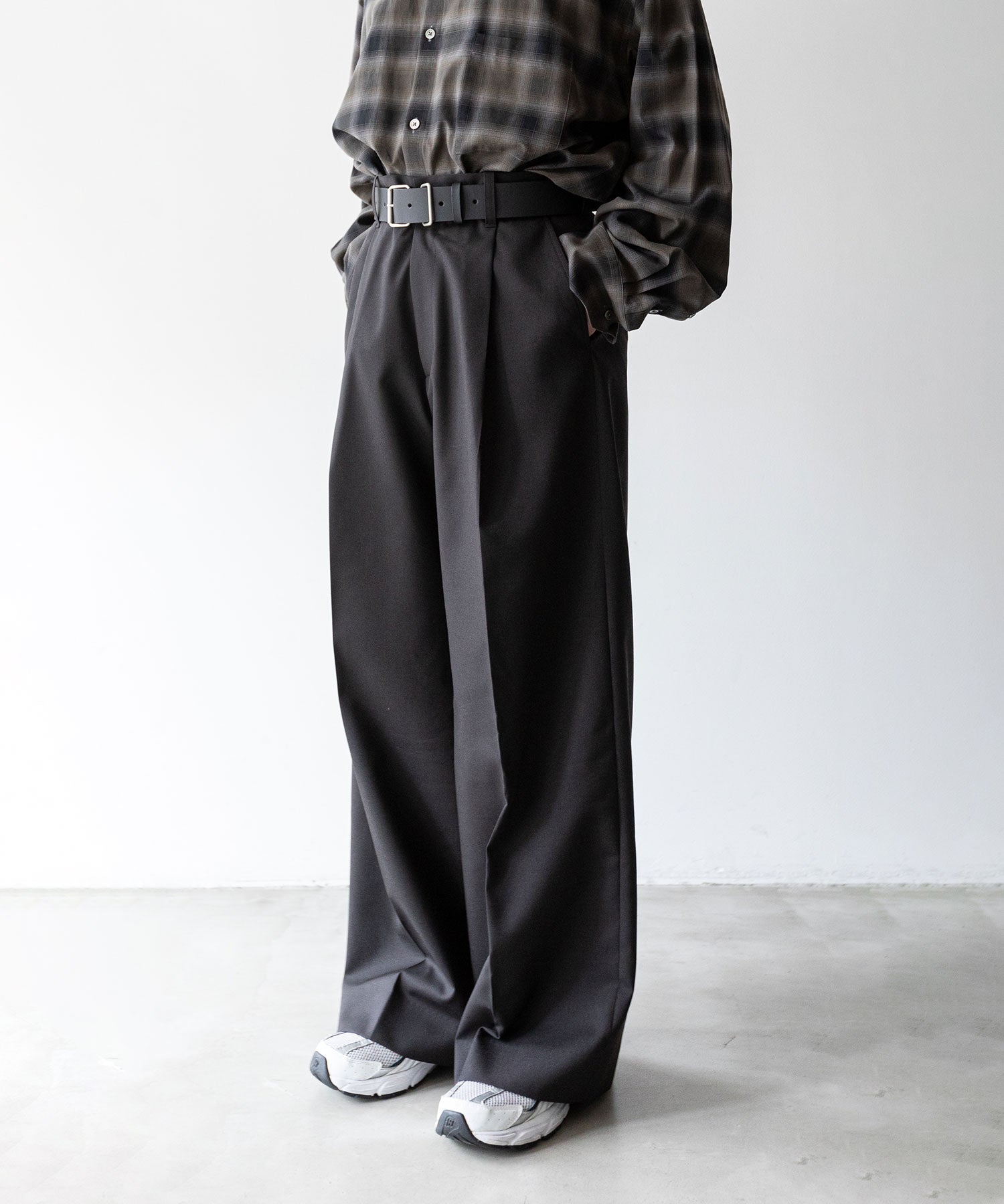 stein23aw Extra Wide Trousers