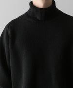 画像をギャラリービューアに読み込む, ssstein(シュタイン)の24AWコレクション EXTRA FINE WOOL WARM KNIT TURTLE NECK LS - BLACK 公式通販サイトsession福岡セレクトショップ
