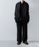 画像をギャラリービューアに読み込む, ssstein(シュタイン)のOVERSIZED SINGLE BREASTED LONG JACKET - BLACKの公式通販サイトsession福岡セレクトショップ
