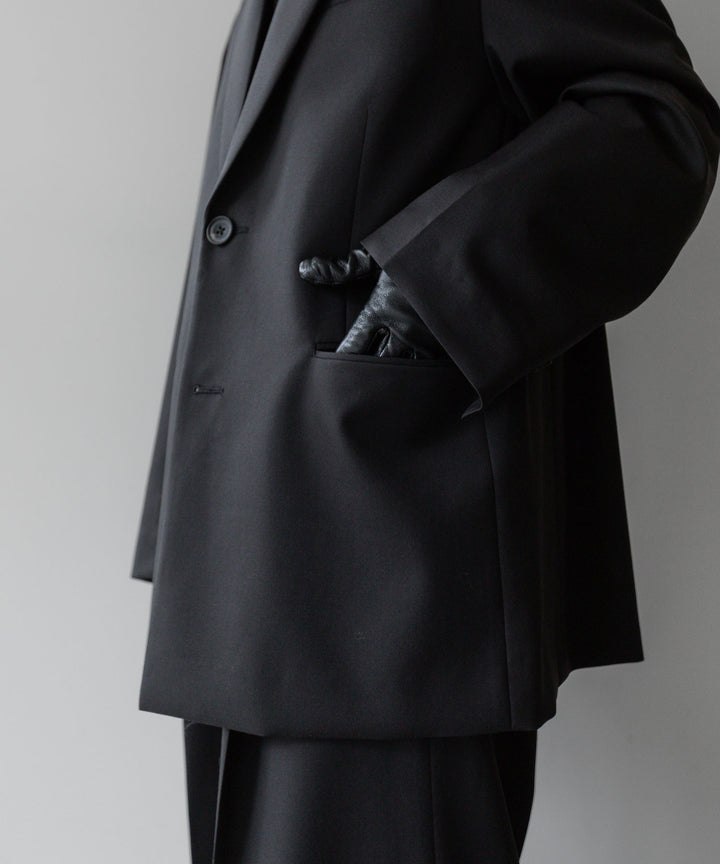 stein(シュタイン)の24SSコレクションOVERSIZED SINGLE BREASTED JACKETのDARK CHARCOAL