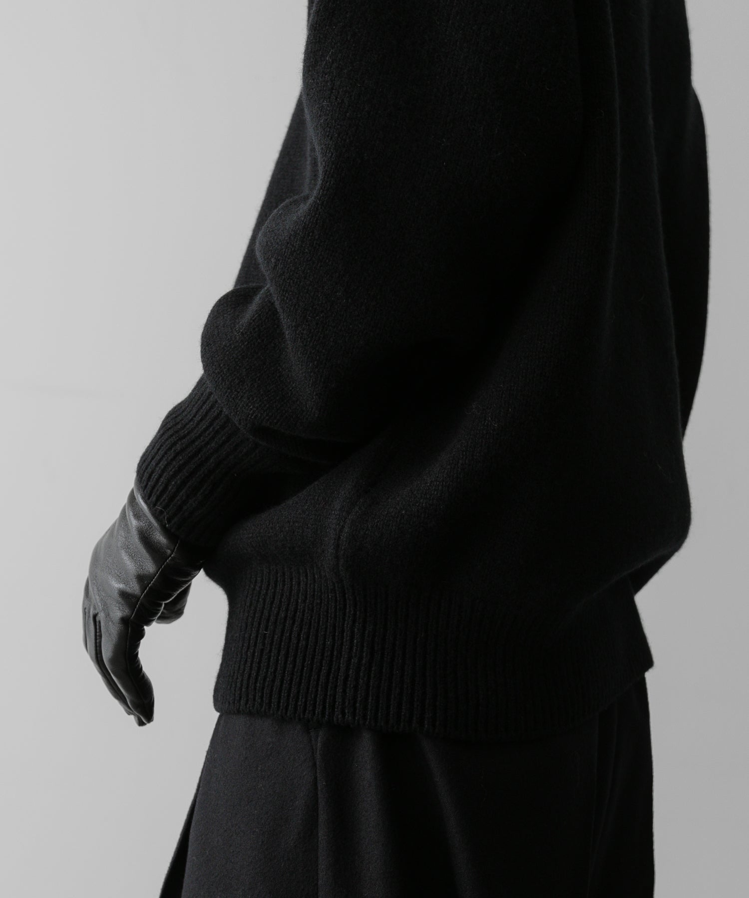 ssstein(シュタイン)の24AWコレクション EXTRA FINE WOOL WARM KNIT TURTLE NECK LS - BLACK 公式通販サイトsession福岡セレクトショップ