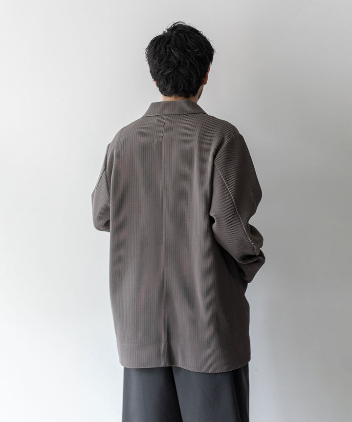【stein】OVERSIZED GRADATION PLEATS JACKET - D.GREIGE シュタイン 23ss 23aw sessionセッション 福岡セレクトショップ 公式通販サイト