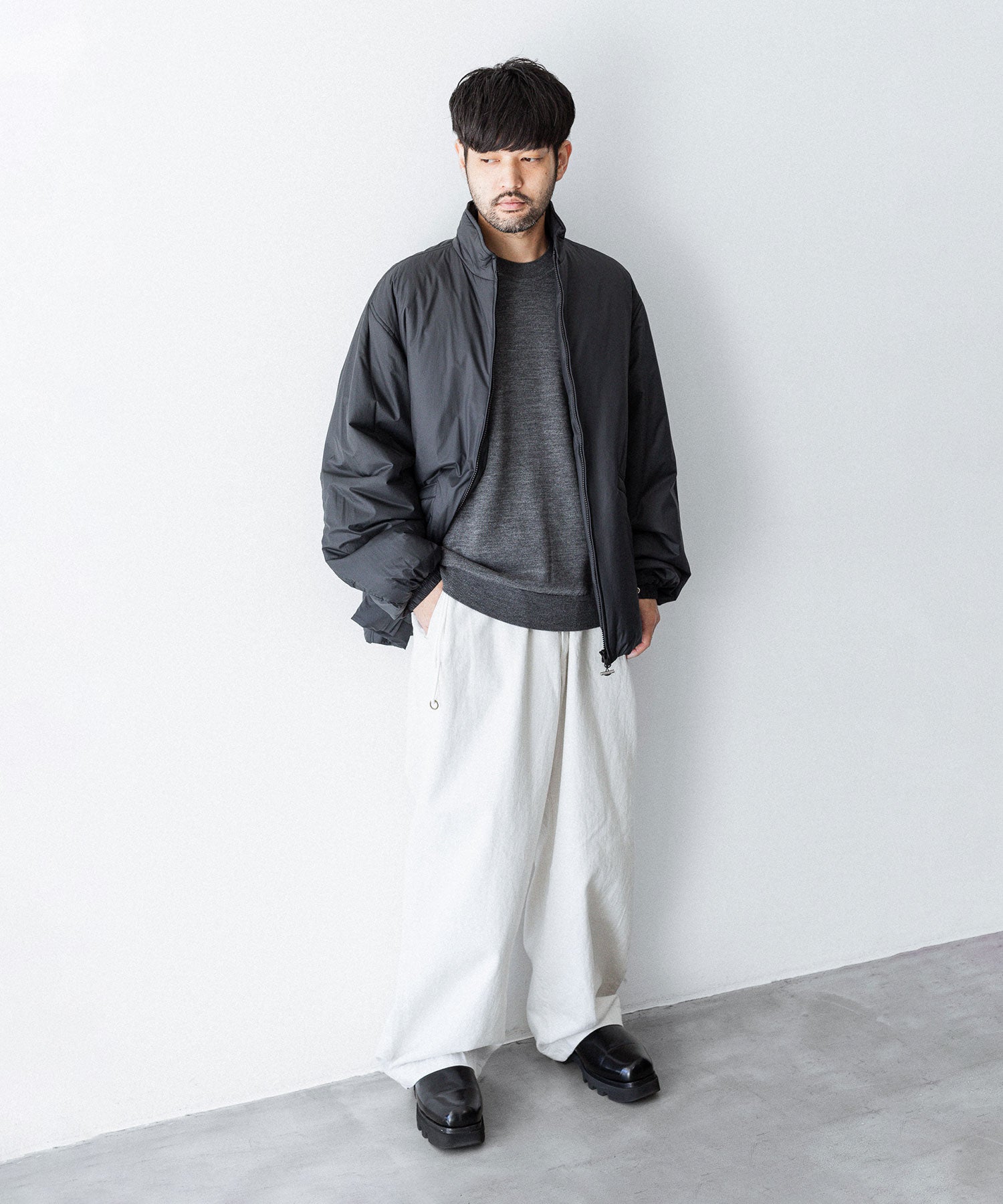 UMEDA ウメダの12GG CREW NECK PULLOVERのGREY 公式通販サイトsession福岡セレクトショップ