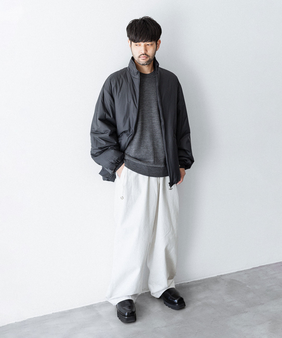 UMEDA ウメダの12GG CREW NECK PULLOVERのGREY 公式通販サイトsession福岡セレクトショップ