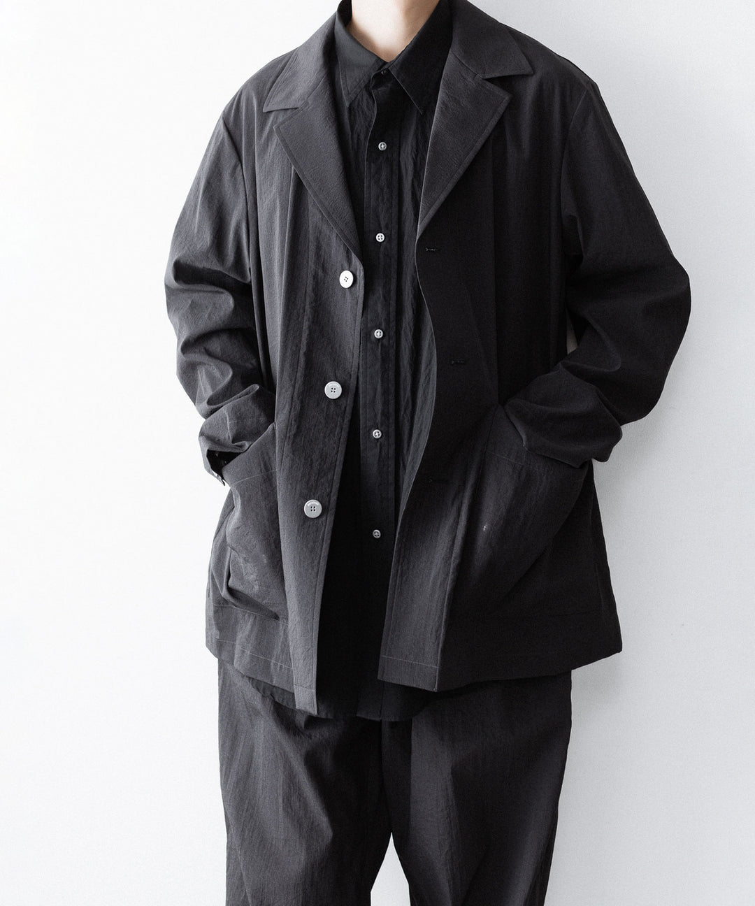 paratrait-パラトレイトのBARK SKIN JACKETのCHARCOAL公式通販サイトsession福岡セレクトショップ