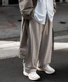 【KANEMASA PHIL.】28G CUPRO EASY PANTS - KHAKI