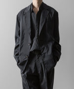 画像をギャラリービューアに読み込む, ssstein(シュタイン)の24AWコレクション SILK NYLON SINGLE BREASTED JACKET - BLACK 公式通販サイトsession福岡セレクトショップ
