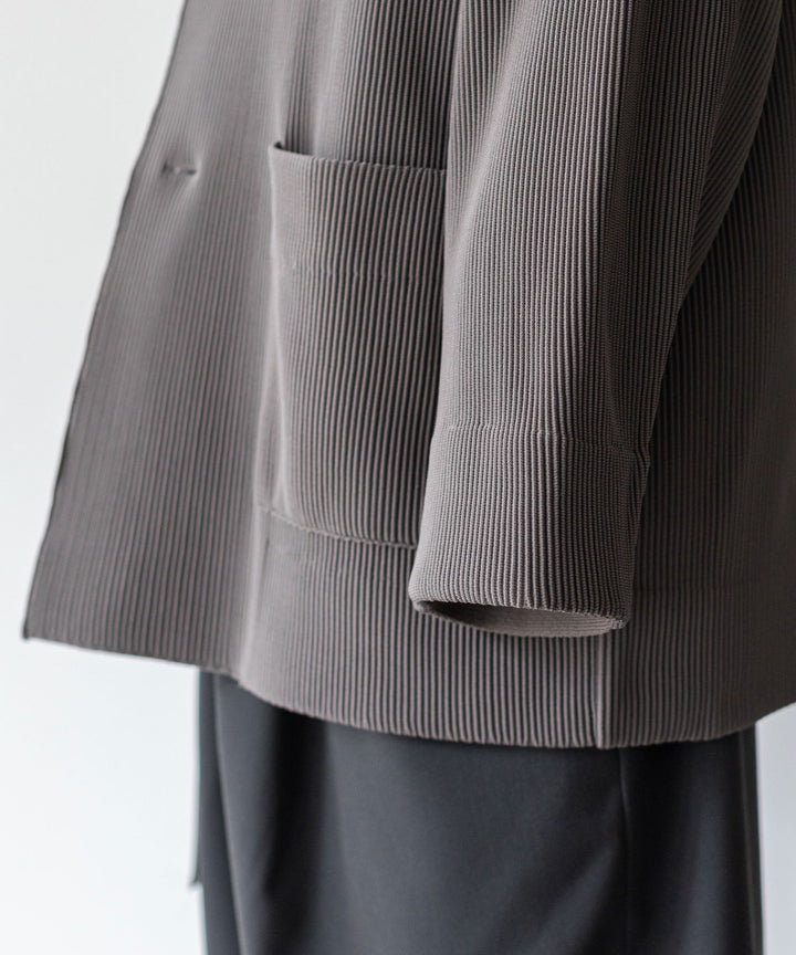 【stein】OVERSIZED GRADATION PLEATS JACKET - D.GREIGE シュタイン 23ss 23aw sessionセッション 福岡セレクトショップ 公式通販サイト