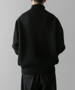 画像をギャラリービューアに読み込む, ssstein(シュタイン)の24AWコレクション EXTRA FINE WOOL WARM KNIT TURTLE NECK LS - BLACK 公式通販サイトsession福岡セレクトショップ
