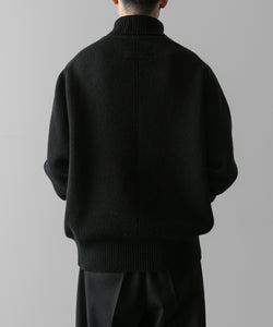 ssstein(シュタイン)の24AWコレクション EXTRA FINE WOOL WARM KNIT TURTLE NECK LS - BLACK 公式通販サイトsession福岡セレクトショップ