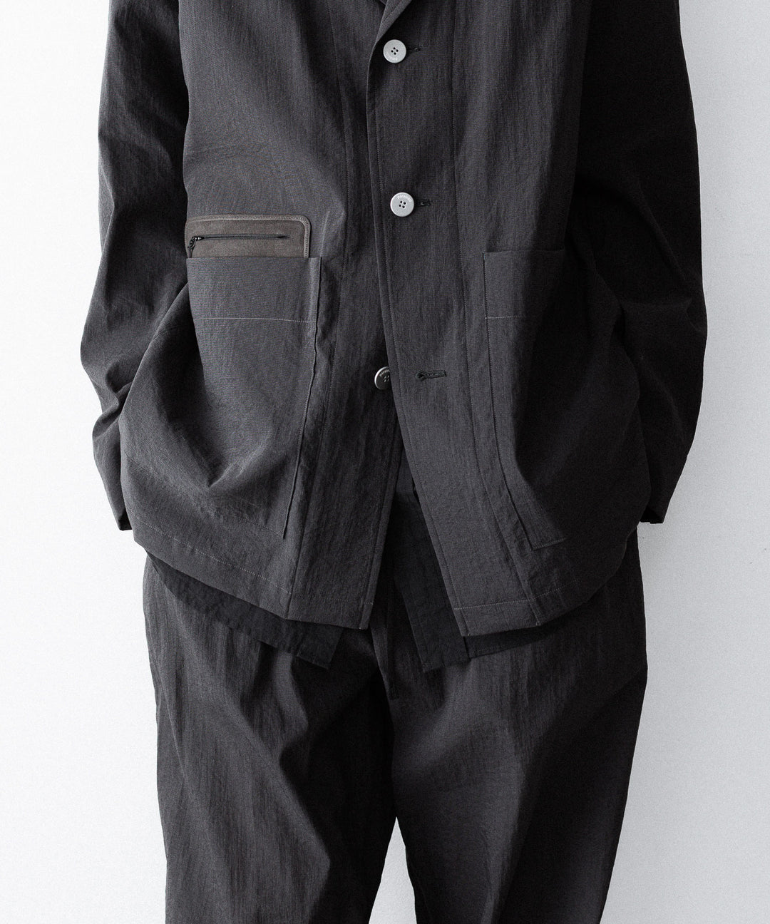 paratrait-パラトレイトのBARK SKIN JACKETのCHARCOAL公式通販サイトsession福岡セレクトショップ
