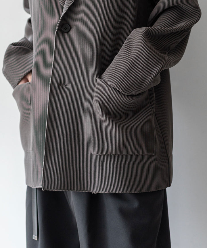 【stein】OVERSIZED GRADATION PLEATS JACKET - D.GREIGE シュタイン 23ss 23aw sessionセッション 福岡セレクトショップ 公式通販サイト
