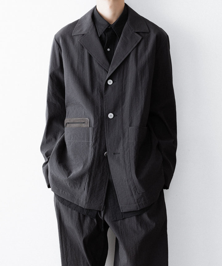 paratrait-パラトレイトのBARK SKIN JACKETのCHARCOAL公式通販サイトsession福岡セレクトショップ