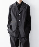 画像をギャラリービューアに読み込む, paratrait-パラトレイトのBARK SKIN JACKETのCHARCOAL公式通販サイトsession福岡セレクトショップ
