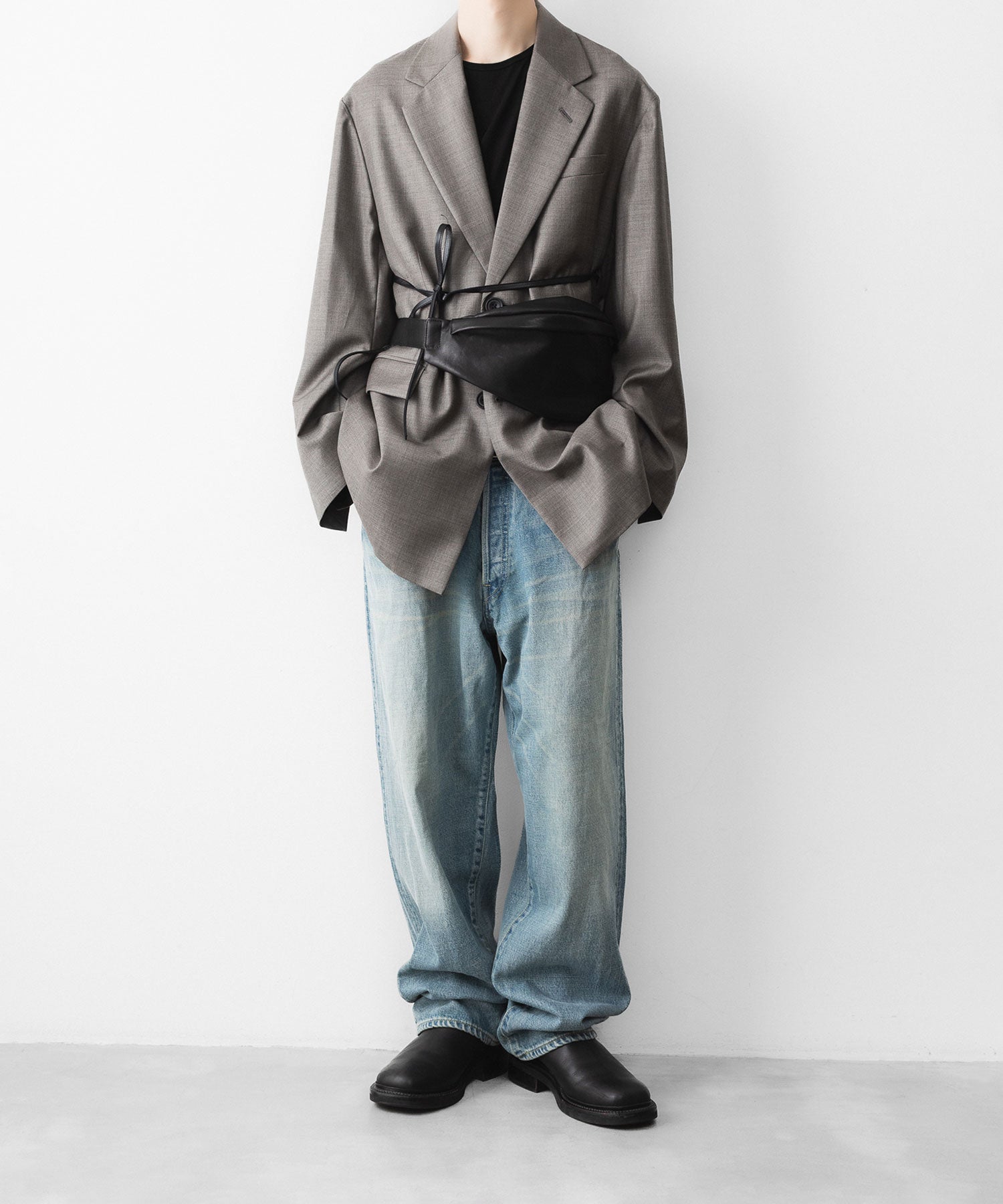 ssstein / シュタイン】EX. FINE WOOL OVERSIZED SINGLE BREASTED LONG