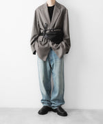画像をギャラリービューアに読み込む, ssstein(シュタイン)のEX. FINE WOOL OVERSIZED SINGLE BREASTED LONG JACKET - GREIGEの公式通販サイトsession福岡セレクトショップ
