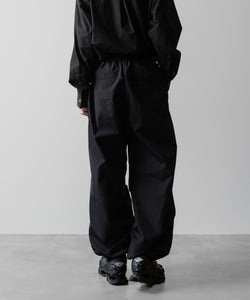 ssstein(シュタイン)の24AWコレクション NYLON TWILL CARGO EASY TROUSERS - BLACK 公式通販サイトsession福岡セレクトショップ