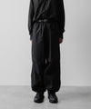 【ssstein】NYLON TWILL CARGO EASY TROUSERS - BLACK