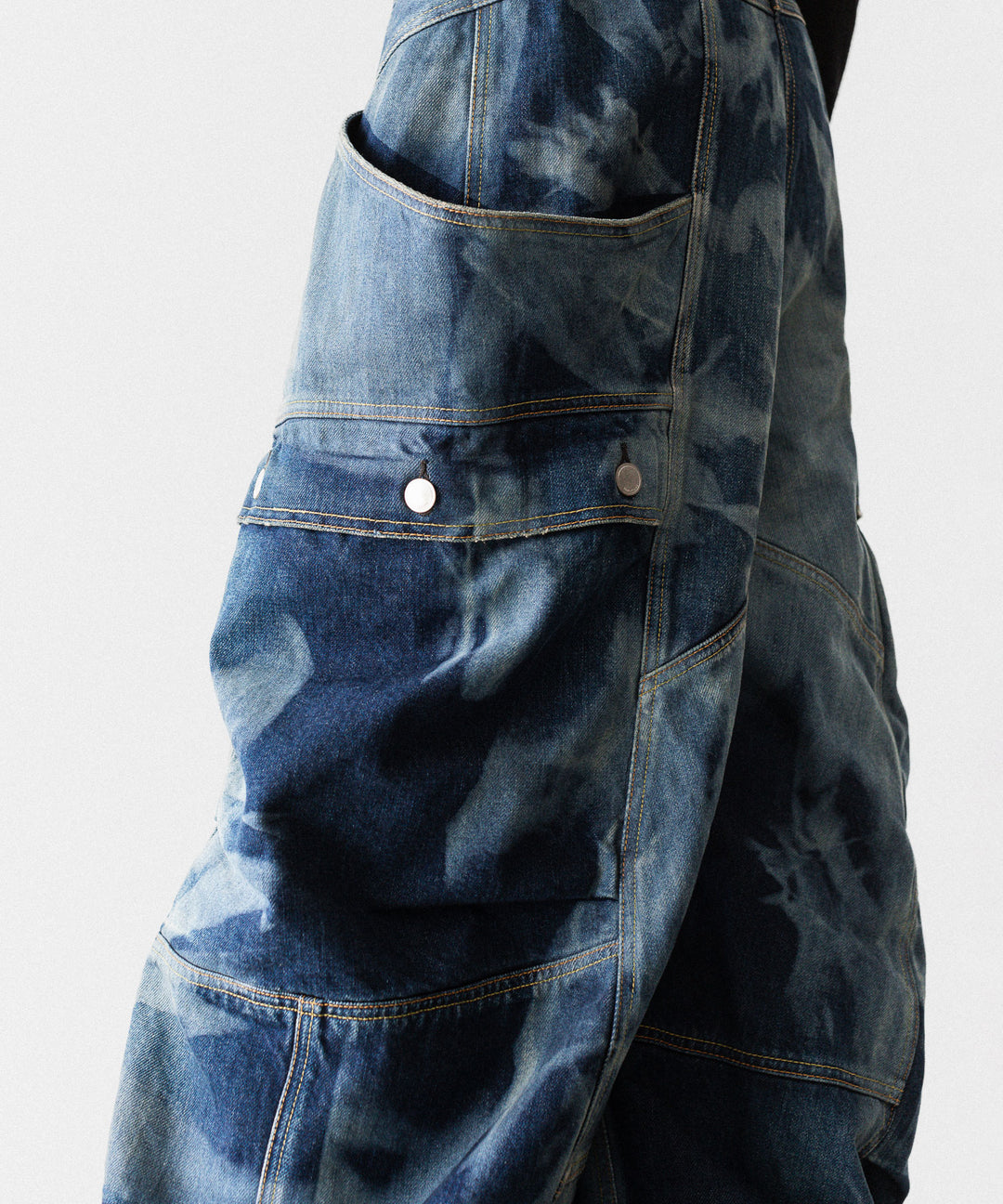 SUBLATIONS サブレーションズのDENIM BANANA CUTTING PANTSのUSED INDIGO 公式通販サイトsession福岡セレクトショップ