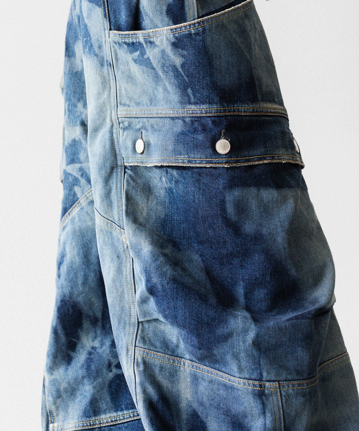 SUBLATIONS サブレーションズのDENIM BANANA CUTTING PANTSのUSED INDIGO 公式通販サイトsession福岡セレクトショップ