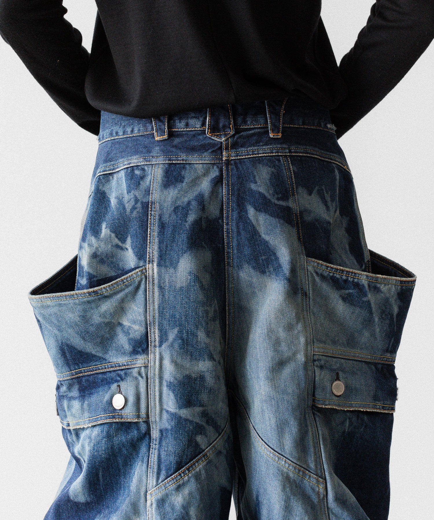 SUBLATIONS サブレーションズのDENIM BANANA CUTTING PANTSのUSED INDIGO 公式通販サイトsession福岡セレクトショップ