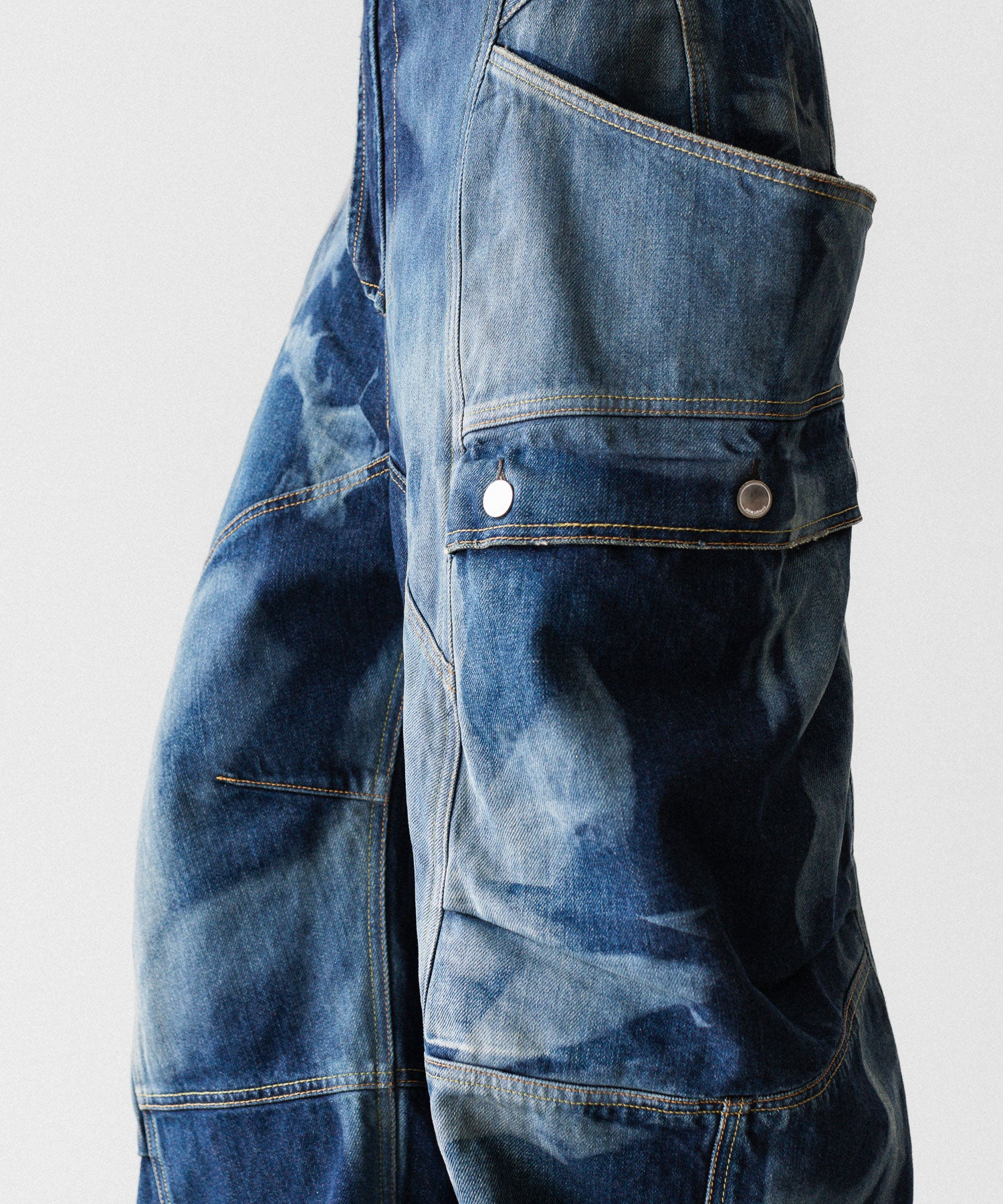 SUBLATIONS サブレーションズのDENIM BANANA CUTTING PANTSのUSED INDIGO 公式通販サイトsession福岡セレクトショップ