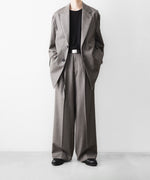 画像をギャラリービューアに読み込む, ssstein(シュタイン)のEX. FINE WOOL OVERSIZED SINGLE BREASTED LONG JACKET - GREIGEの公式通販サイトsession福岡セレクトショップ
