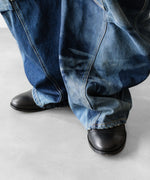 画像をギャラリービューアに読み込む, SUBLATIONS サブレーションズのDENIM BANANA CUTTING PANTSのUSED INDIGO 公式通販サイトsession福岡セレクトショップ
