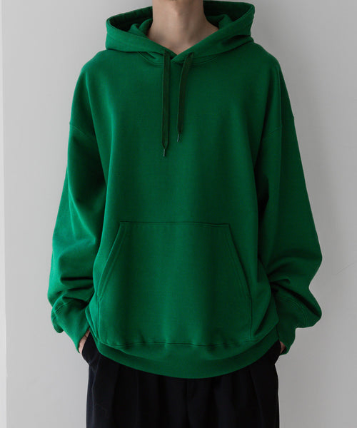 stein / シュタイン】OVERSIZED UNTWISTED YARN SWEAT HOOD LS - GREEN stein / シュタイン】OVERSIZED UNTWISTED YARN SWEAT HOOD LS - GREEN