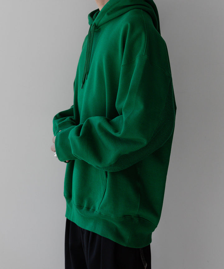 stein(シュタイン)の23SSコレクションのOVERSIZED UNTWISTED YARN SWEAT HOOD LSのGREEN sessionセッション福岡セレクトショップ 公式通販サイト