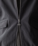 画像をギャラリービューアに読み込む, paratrait-パラトレイトのBARK SKIN BLOUSONのCHARCOAL公式通販サイトsession福岡セレクトショップ
