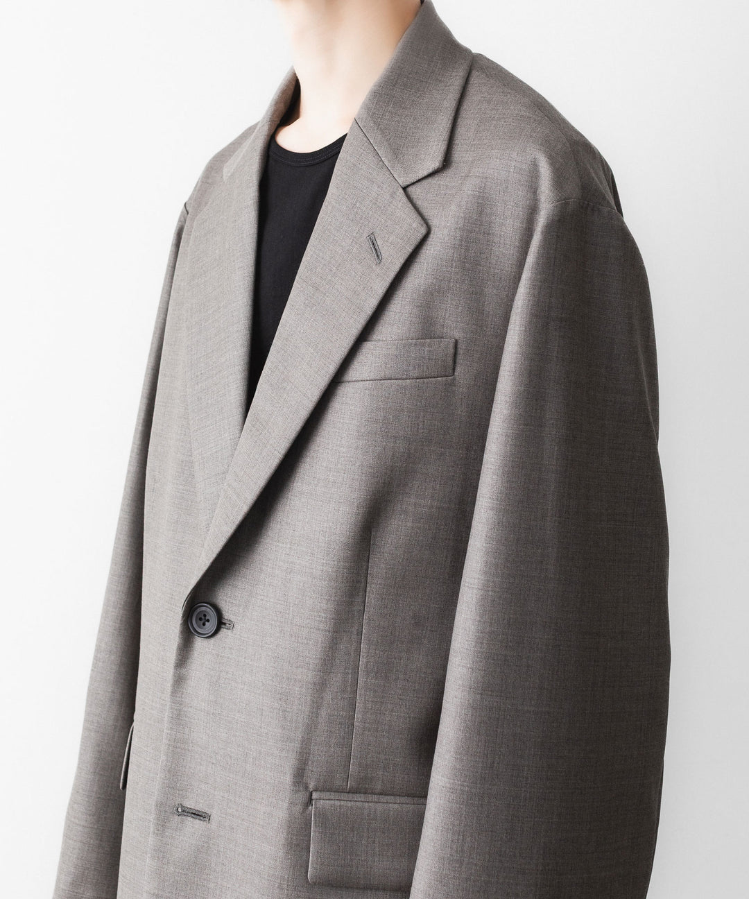 ssstein(シュタイン)のEX. FINE WOOL OVERSIZED SINGLE BREASTED LONG JACKET - GREIGEの公式通販サイトsession福岡セレクトショップ