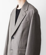 画像をギャラリービューアに読み込む, ssstein(シュタイン)のEX. FINE WOOL OVERSIZED SINGLE BREASTED LONG JACKET - GREIGEの公式通販サイトsession福岡セレクトショップ

