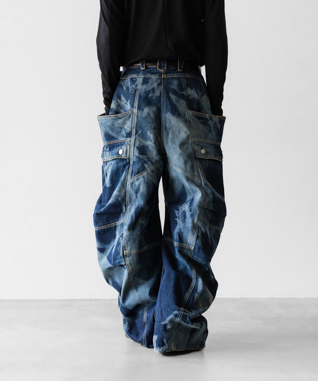 SUBLATIONS サブレーションズのDENIM BANANA CUTTING PANTSのUSED INDIGO 公式通販サイトsession福岡セレクトショップ