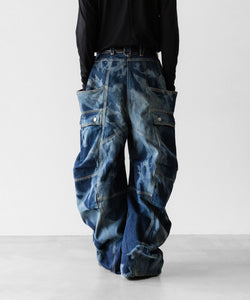 SUBLATIONS / サブレーションズ】DENIM BANANA CUTTING PANTS