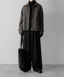 ssstein(シュタイン)の24AWコレクション DRIZZLER ZIP UP JACKET - GLEN CHECK 公式通販サイトsession福岡セレクトショップ