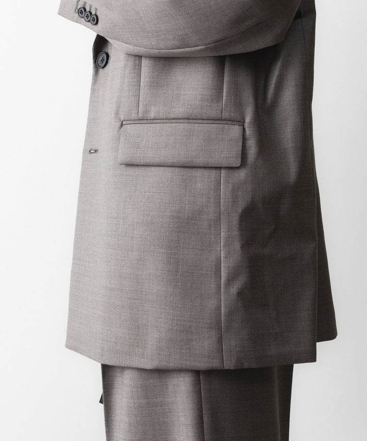 ssstein(シュタイン)のEX. FINE WOOL OVERSIZED SINGLE BREASTED LONG JACKET - GREIGEの公式通販サイトsession福岡セレクトショップ