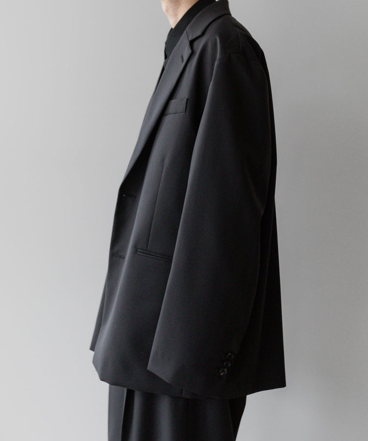 stein(シュタイン)の24SSコレクションOVERSIZED SINGLE BREASTED JACKETのDARK CHARCOAL