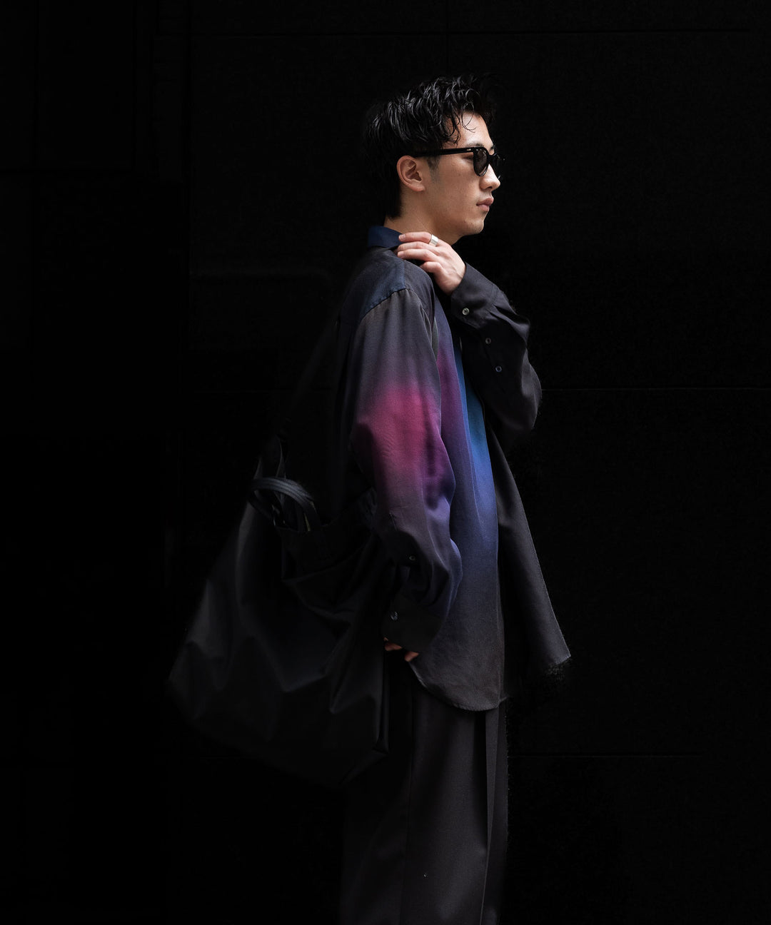【stein】ssstein シュタインのOVERSIZED TENCEL LS SHIRT - GRADATION公式通販サイトsession福岡セレクトショップ