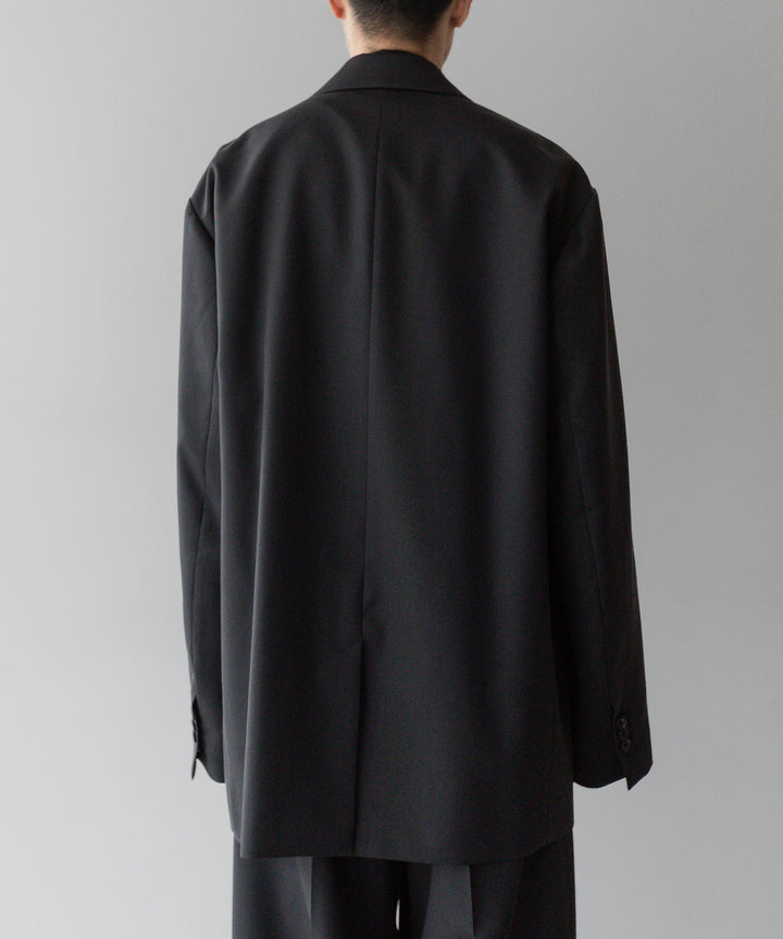 stein(シュタイン)の24SSコレクションOVERSIZED SINGLE BREASTED JACKETのDARK CHARCOAL