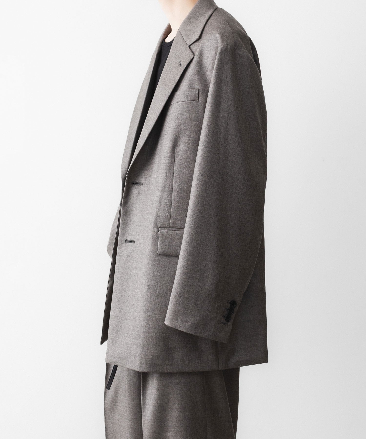 ssstein / シュタイン】EX. FINE WOOL OVERSIZED SINGLE BREASTED LONG