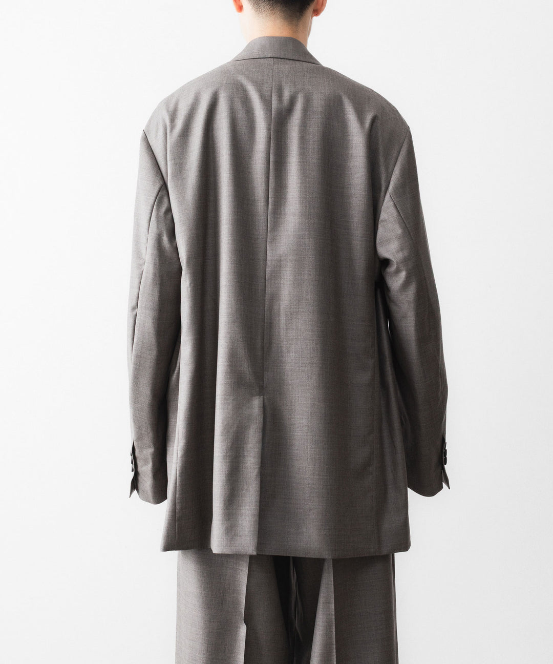 ssstein(シュタイン)のEX. FINE WOOL OVERSIZED SINGLE BREASTED LONG JACKET - GREIGEの公式通販サイトsession福岡セレクトショップ