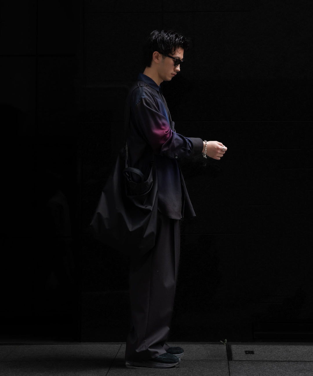 【stein】ssstein シュタインのOVERSIZED TENCEL LS SHIRT - GRADATION公式通販サイトsession福岡セレクトショップ